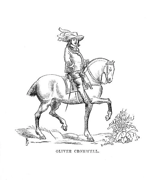 Oliver Cromwell, c1870