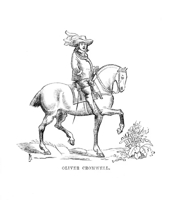 Framed Print : Oliver Cromwell, c1870 Framed Print : Oliver Cromwell, c1870