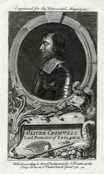 Framed Print : Oliver Cromwell, Lord Protector of England, 1750 Framed Print : Oliver Cromwell, Lord Protector of England, 1750