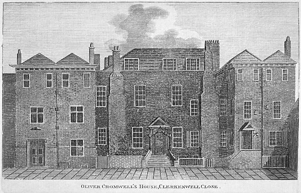 Oliver Cromwells House, Clerkenwell Close, London, 19th century