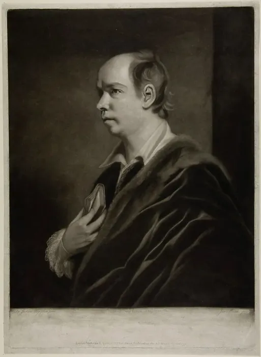 Framed Print : Oliver Goldsmith, n.d. Creator: Joseph Marchi Framed Print : Oliver Goldsmith, n.d. Creator: Joseph Marchi