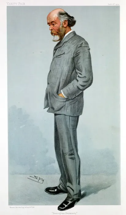 Framed Print : Oliver Lodge, British physicist, 1904. Artist: Spy