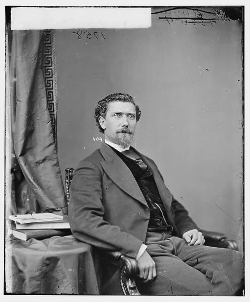 Oliver P. Snyder of Arkansas, between 1860 and 1875. Creator: Unknown