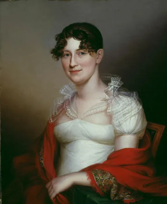 Framed Print : Olivia Simes Morris, 1814. Creator: James Peale Framed Print : Olivia Simes Morris, 1814. Creator: James Peale