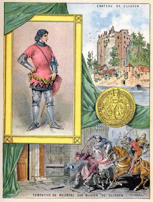 Framed Print : Olivier de Clisson, French soldier, 1898. Artist: Gilbert Framed Print : Olivier de Clisson, French soldier, 1898. Artist: Gilbert
