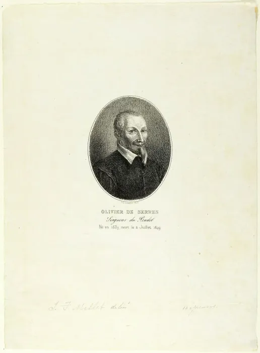 Framed Print : Olivier de Serres, 1858. Creator: Jean Francois Millet Framed Print : Olivier de Serres, 1858. Creator: Jean Francois Millet