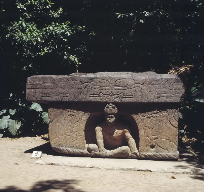 Framed Print : Olmec Altar in the Parque Museo La Venta in Villahermosa Framed Print : Olmec Altar in the Parque Museo La Venta in Villahermosa