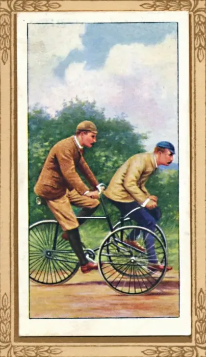 Framed Print : Olympia Tandem Tricycle, 1939 Framed Print : Olympia Tandem Tricycle, 1939