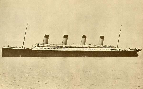 The Olympic (White Star Line) At Sea, c1930. Creator: Unknown