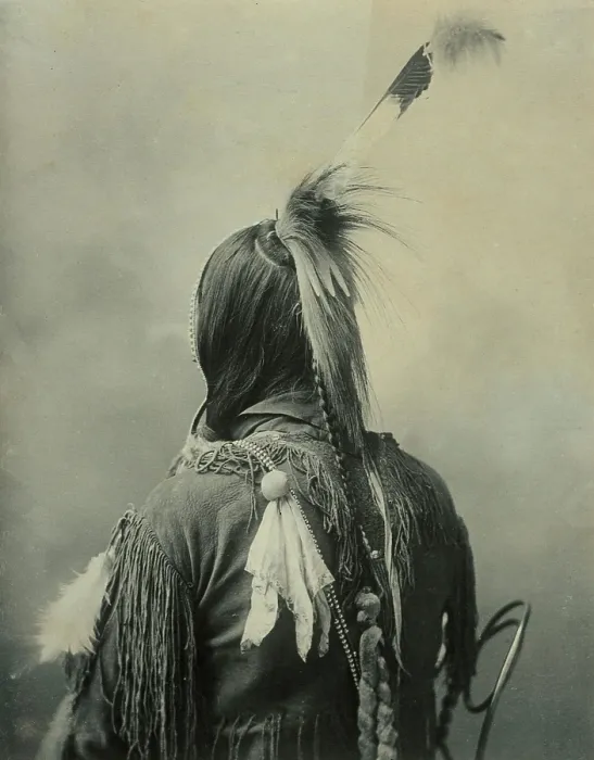 Framed Print : The back of an Omaha Indian, 1899. Creator: Frank A. Rinehart Framed Print : The back of an Omaha Indian, 1899. Creator: Frank A. Rinehart