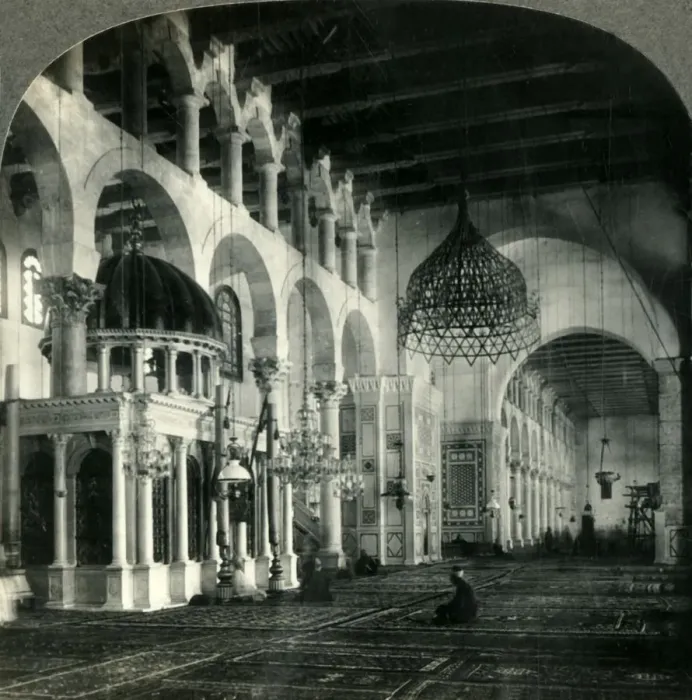 Framed Print : Omaiyade, the Grand Mosque of Damascus, Syria, c1930s. Creator: Unknown Framed Print : Omaiyade, the Grand Mosque of Damascus, Syria, c1930s. Creator: Unknown