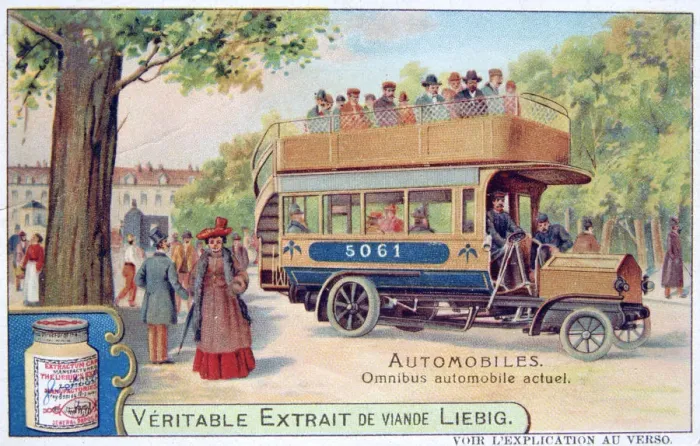 Framed Print : Omnibus, c1900