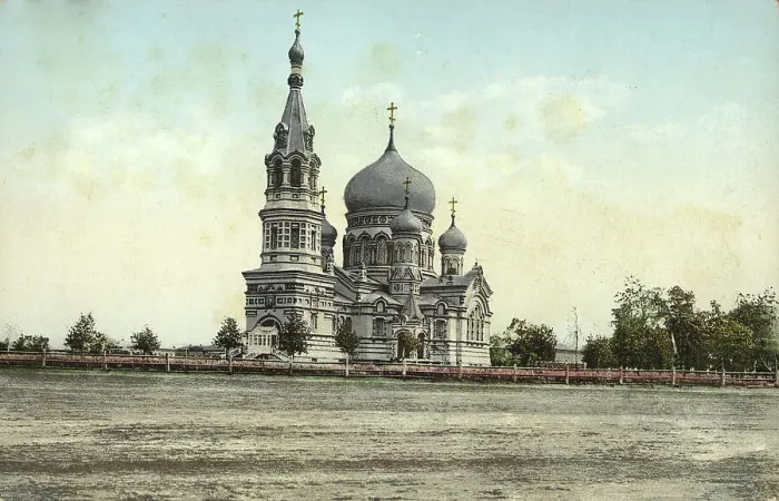 Framed Print : Omsk: Cathedral, 1904-1914. Creator: Unknown Framed Print : Omsk: Cathedral, 1904-1914. Creator: Unknown