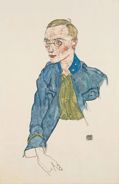 One-Year Volunteer Lance-Corporal, 1916. Artist: Schiele, Egon (1890?1918)