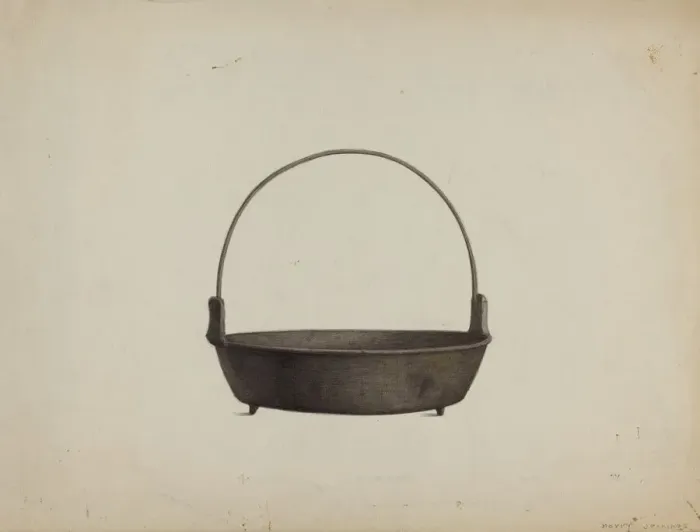 Framed Print : Onion Kettle, c. 1937. Creator: Harry Jennings Framed Print : Onion Kettle, c. 1937. Creator: Harry Jennings