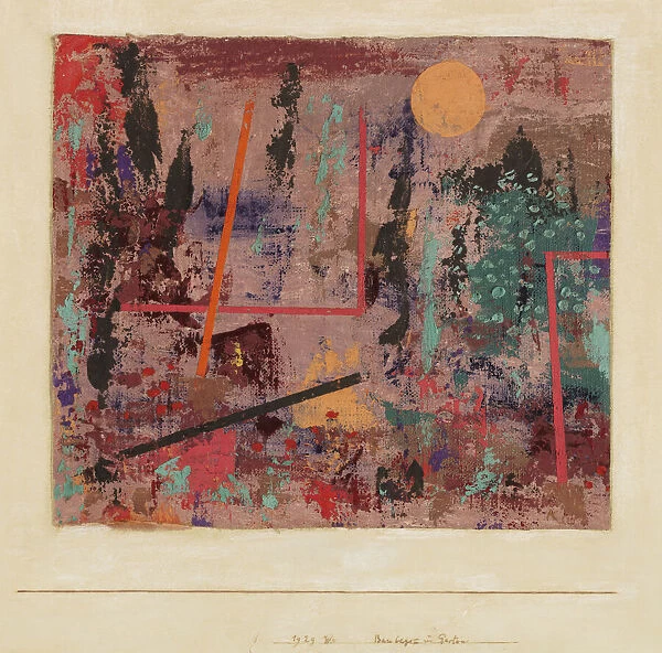 Onset of Garden Construction, 1929. Creator: Klee, Paul (1879-1940)