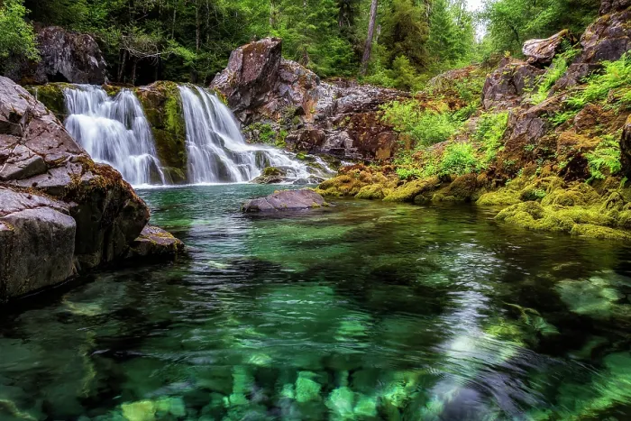 Framed Print : Opal Creek. Creator: Joshua Johnston Framed Print : Opal Creek. Creator: Joshua Johnston