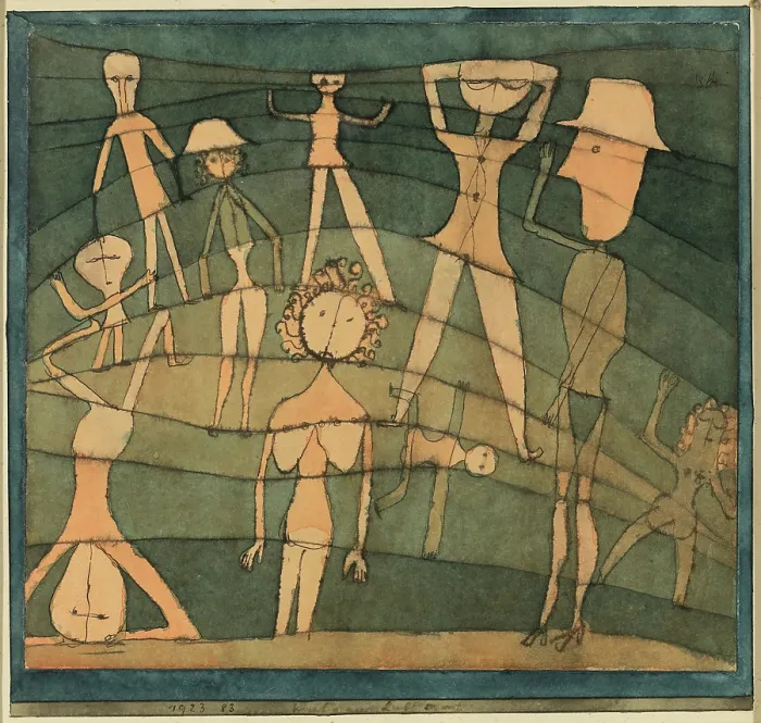 Framed Print : Open-Air Sport, 1923. Creator: Paul Klee Framed Print : Open-Air Sport, 1923. Creator: Paul Klee