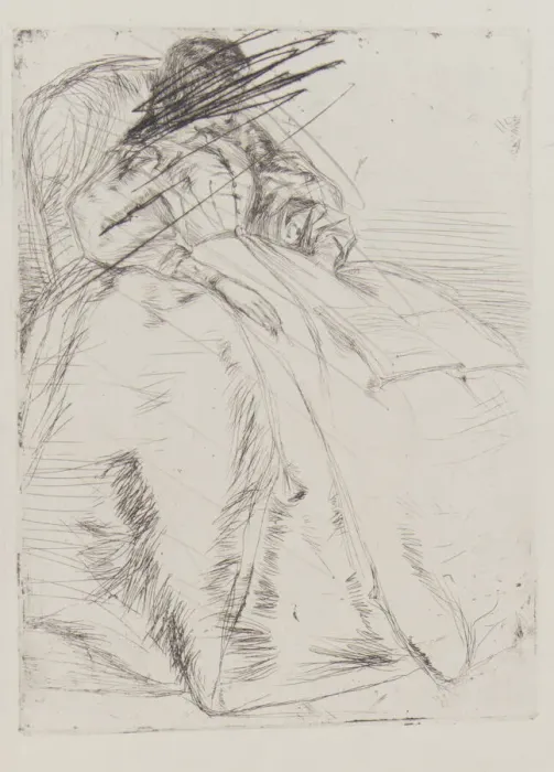 Framed Print : The Open Book, 1861. Creator: James Abbott McNeill Whistler Framed Print : The Open Book, 1861. Creator: James Abbott McNeill Whistler