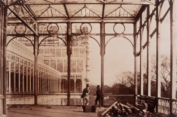 Framed Print : Open Colonnade, Garden front, Crystal Palace, Sydenham, 1852-1854 Framed Print : Open Colonnade, Garden front, Crystal Palace, Sydenham, 1852-1854