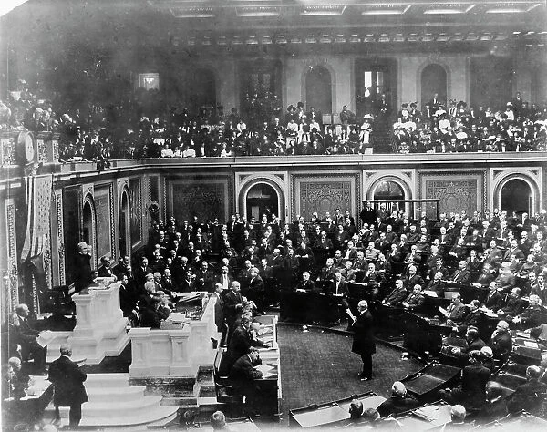 Opening of 60th Congress, Dec. 2, 1907. Creator: Frances Benjamin Johnston