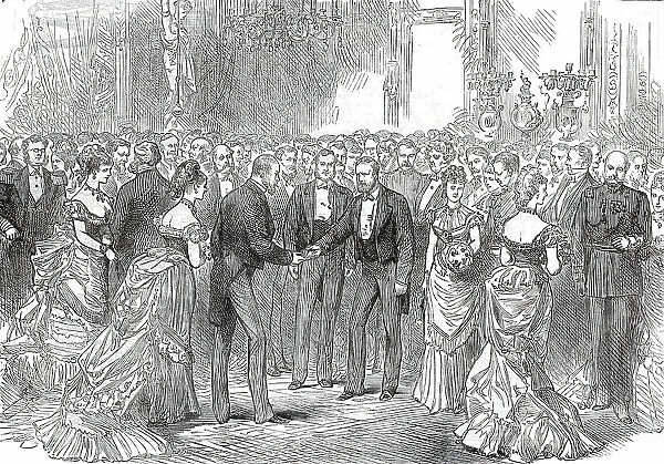 Opening of the American Centennial Exhibition: President Grant...1876. Creator: Unknown