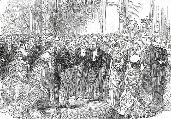 Framed Print : Opening of the American Centennial Exhibition: President Grant...1876. Creator: Unknown Framed Print : Opening of the American Centennial Exhibition: President Grant...1876. Creator: Unknown
