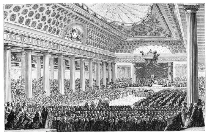 Framed Print : Opening Of The Estates General, Versailles, 1789, (1885) Framed Print : Opening Of The Estates General, Versailles, 1789, (1885)