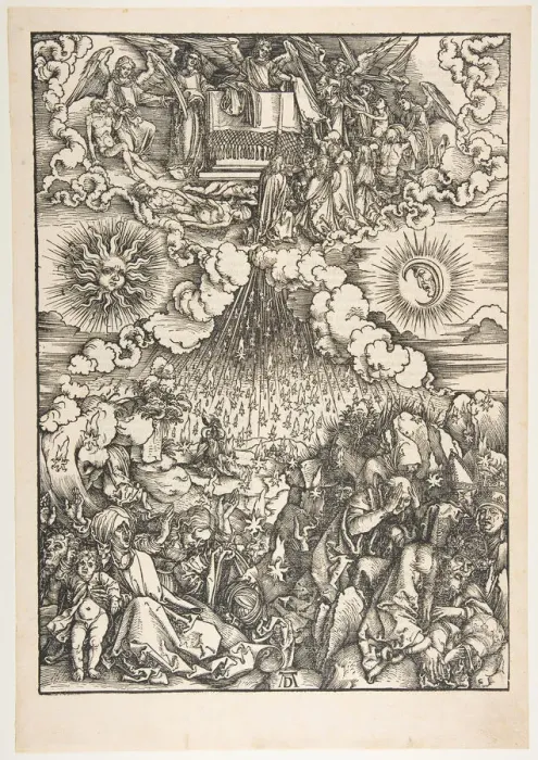 Framed Print : The Opening of the Fifth and Sixth Seals, from the Apocalypse. n. d Framed Print : The Opening of the Fifth and Sixth Seals, from the Apocalypse. n. d