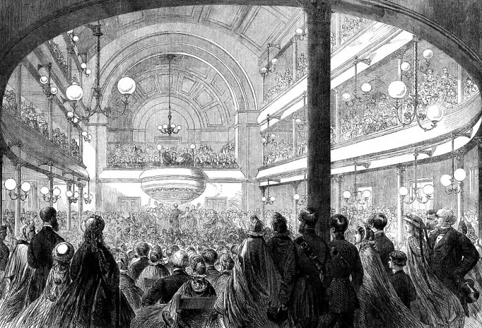 Framed Print : Opening of the Hartley Institution at Southampton by Lord Palmerston... 1862. Creator: Unknown Framed Print : Opening of the Hartley Institution at Southampton by Lord Palmerston... 1862. Creator: Unknown