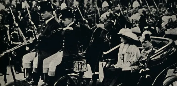 Framed Print : Opening of a New Reign, 22 June 1911, (1945). Creator: Unknown Framed Print : Opening of a New Reign, 22 June 1911, (1945). Creator: Unknown