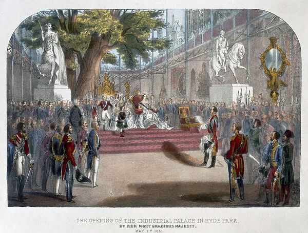 The opening by Queen Victoria of the Industrial Palace in Hyde Park, May 1st 1851 Artist
