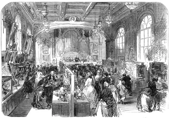 Framed Print : Opening of the Reading Industrial Exhibition, 1865. Creator: Unknown Framed Print : Opening of the Reading Industrial Exhibition, 1865. Creator: Unknown