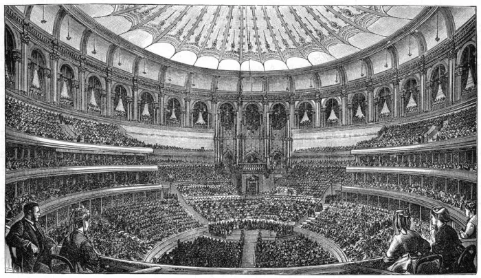 Framed Print : Opening of the Royal Albert Hall, London, 29 March 1871, (1900) Framed Print : Opening of the Royal Albert Hall, London, 29 March 1871, (1900)