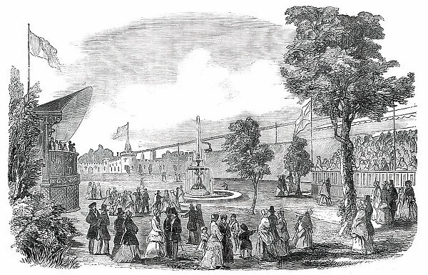 Opening of the Royal Botanic Gardens, Plymouth, 1850. Creator: Unknown