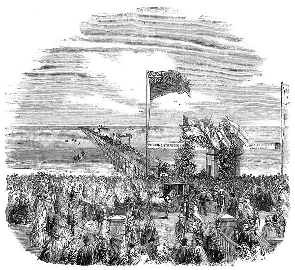 The Opening of Southport Pier, 1860. Creator: Unknown