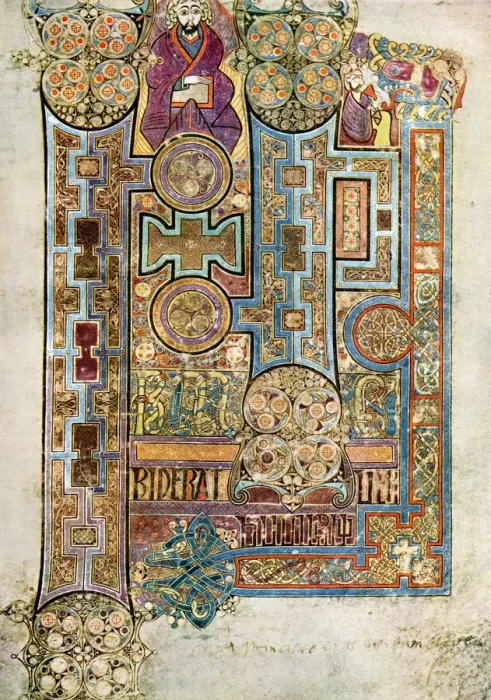 Framed Print : The Opening Words of St Johns Gospel, 800 AD, (20th century) Framed Print : The Opening Words of St Johns Gospel, 800 AD, (20th century)