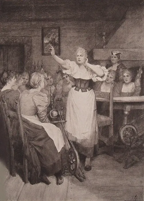 Framed Print : Opera Der fliegende Hollander (The Flying Dutchman) by Richard Wagner, II Act, 1894