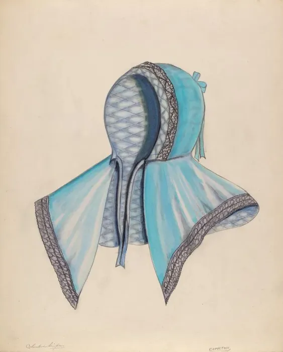 Framed Print : Opera Hood, c. 1937. Creator: Columbus Simpson Framed Print : Opera Hood, c. 1937. Creator: Columbus Simpson