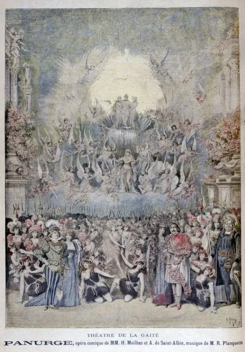 Framed Print : The opera Panurge, at the Theatre de la Gaite, Paris, 1895. Artist: Henri Meyer Framed Print : The opera Panurge, at the Theatre de la Gaite, Paris, 1895. Artist: Henri Meyer
