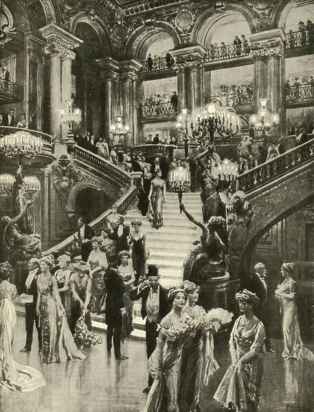The Opera in Paris, 1910. Creator: Unknown