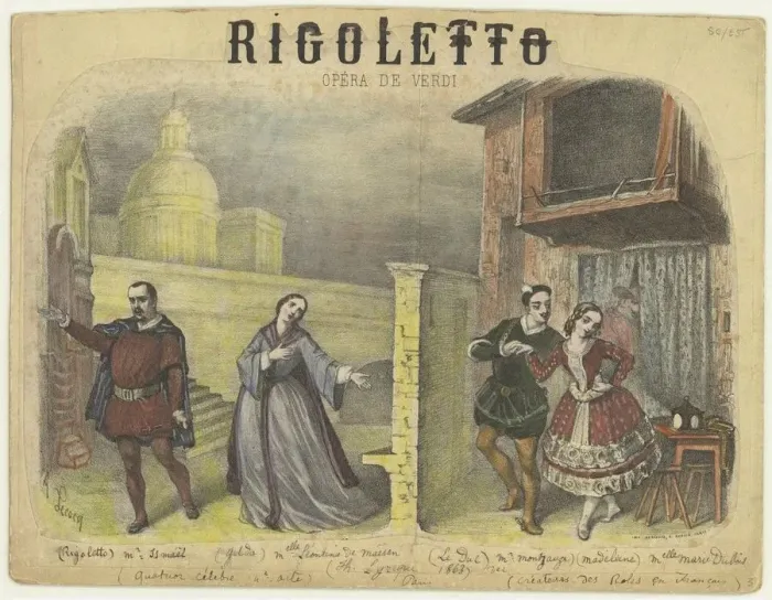 Framed Print : Opera Rigoletto by Giuseppe Verdi, 1863 Framed Print : Opera Rigoletto by Giuseppe Verdi, 1863