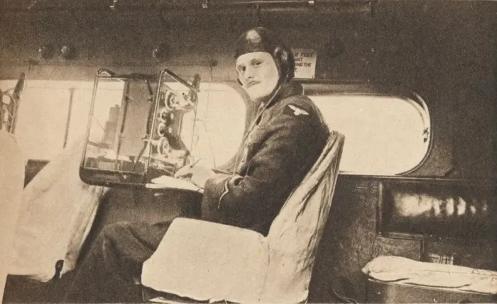 Framed Print : Operating a Portable Wireless Outstation, 1940 Framed Print : Operating a Portable Wireless Outstation, 1940