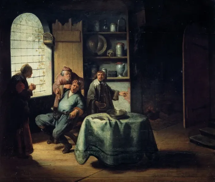 Framed Print : Operation, ca 1637-1640. Creator: Spreeuwen, Jacob van (1611-after 1650) Framed Print : Operation, ca 1637-1640. Creator: Spreeuwen, Jacob van (1611-after 1650)