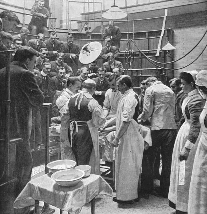 Framed Print : An operation at Charing Cross Hospital, London, 1901 (1903). Artist: Time Life Pictures Framed Print : An operation at Charing Cross Hospital, London, 1901 (1903). Artist: Time Life Pictures