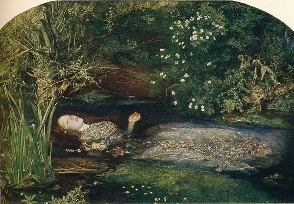 Ophelia, 1851-2, (1911). Artist: John Everett Millais