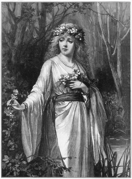 Ophelia, 1892. Artist: Taylor