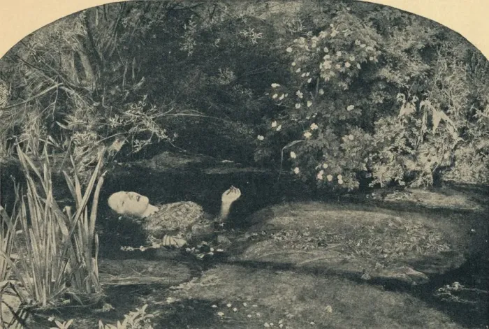 Framed Print : Ophelia, c1852, (1935). Creator: WF Mansell Framed Print : Ophelia, c1852, (1935). Creator: WF Mansell