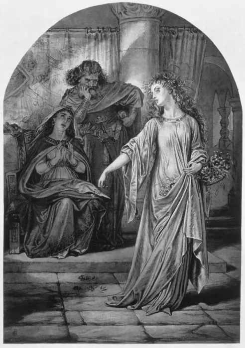Framed Print : Ophelia, in Hamlet, by William Shakespeare, 19th century Framed Print : Ophelia, in Hamlet, by William Shakespeare, 19th century