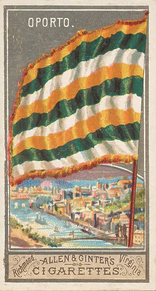 Oporto, from the City Flags series (N6) for Allen & Ginter Cigarettes Brands, 1887